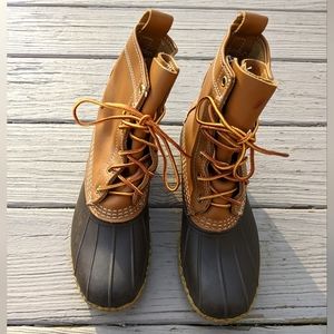 LL Bean Waterproof Leather Bean Boots Size 6M